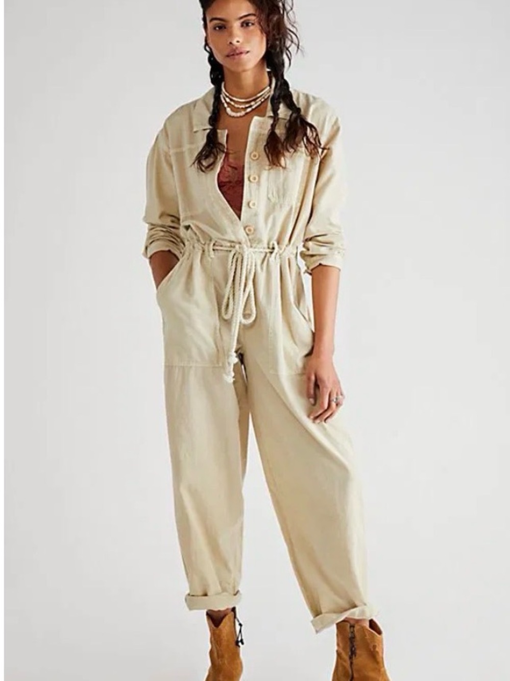 Free People Quinn Coveralls